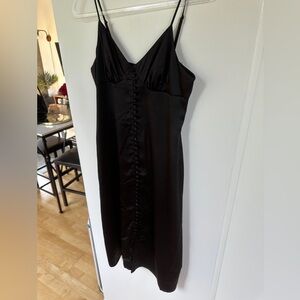 Long Silk Slip Dress